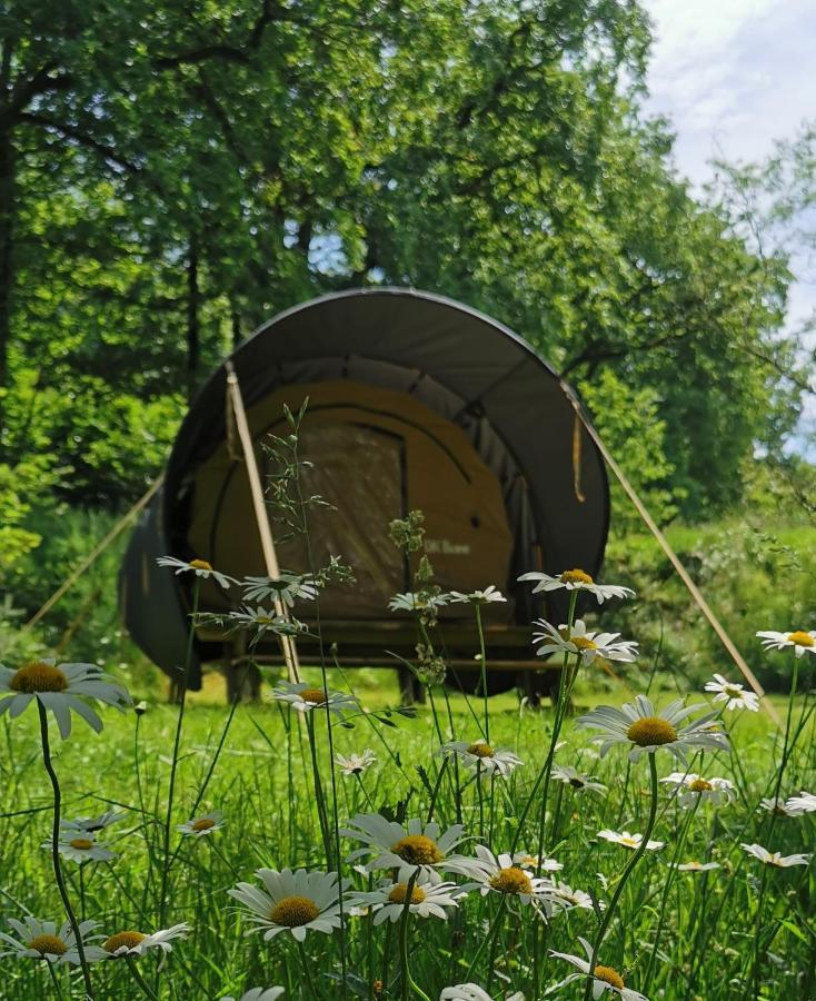 Camping De La Chagnee Saint-Aubin-le-Cloud Exterior photo